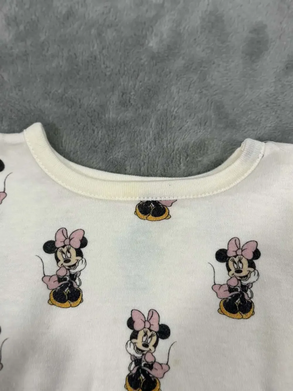 Disney Baby Minnie Mouse Quilted Overalls and Long Sleeve T-Shirt Set